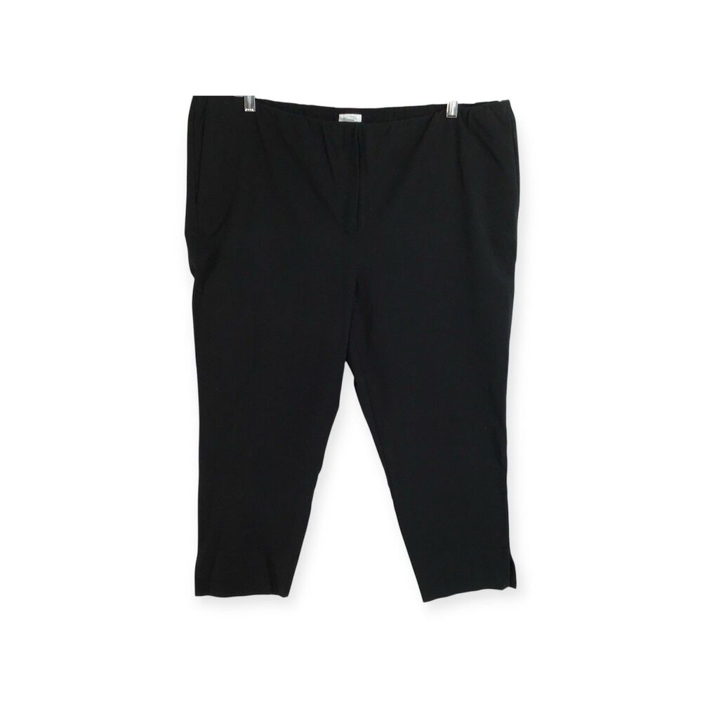 J.Jill Slacks Pants Premium Bi-Stretch Women's 24 Black Cropped 26" Inseam